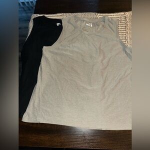 Jockey Beige and Black Tank Top- Size S